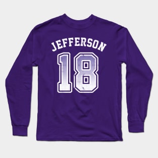 Justin Jefferson Minnesota Vikings Long Sleeve T-Shirt